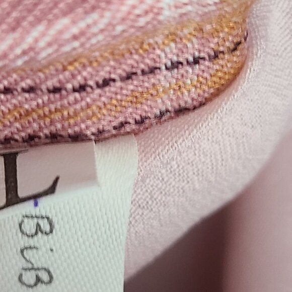 Women's Peach Plaid Pleated Japan School Girl Circle Skater Skirt w/ Shorts - Picture 5 of 6